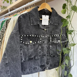 Campera cargo gris