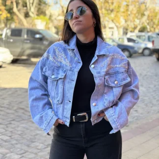 Campera cargo bordada