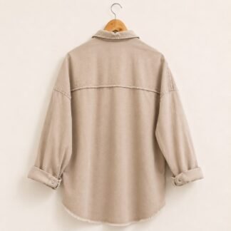camisaco beige atras bordado