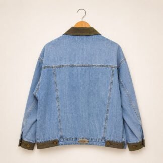campe jean con verde atras
