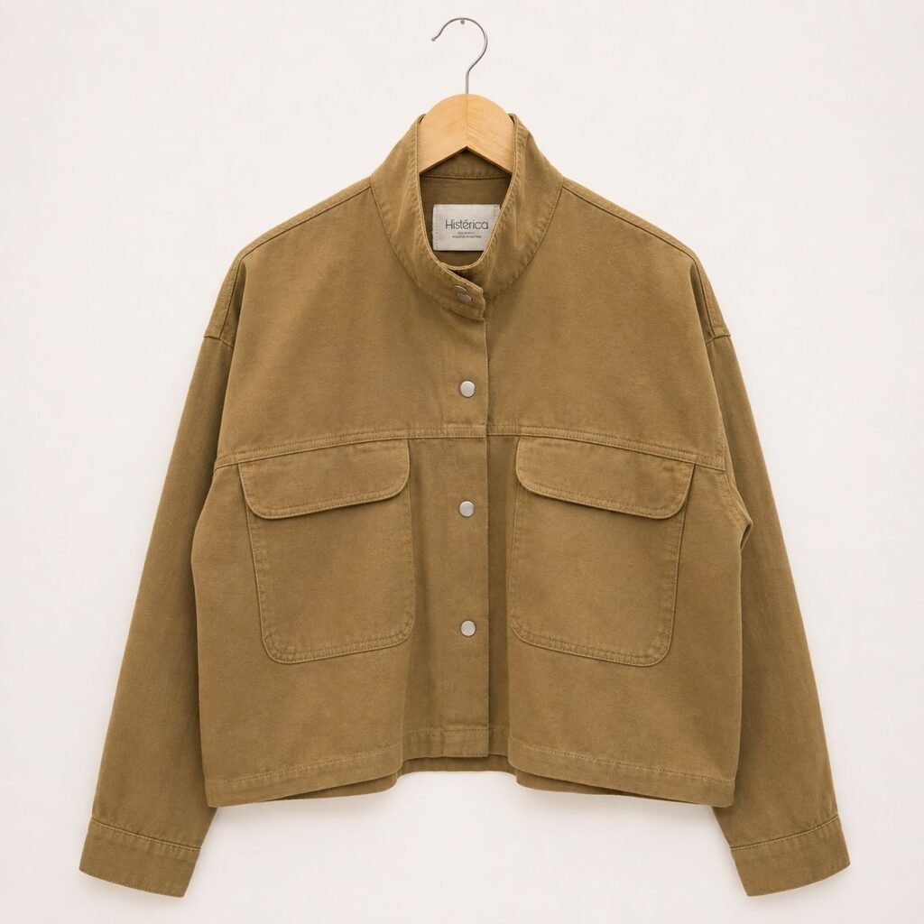 campera funes neck beige
