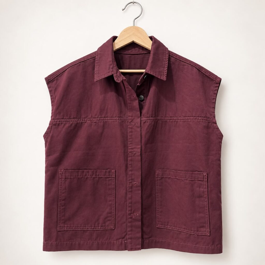 chaleco bordo