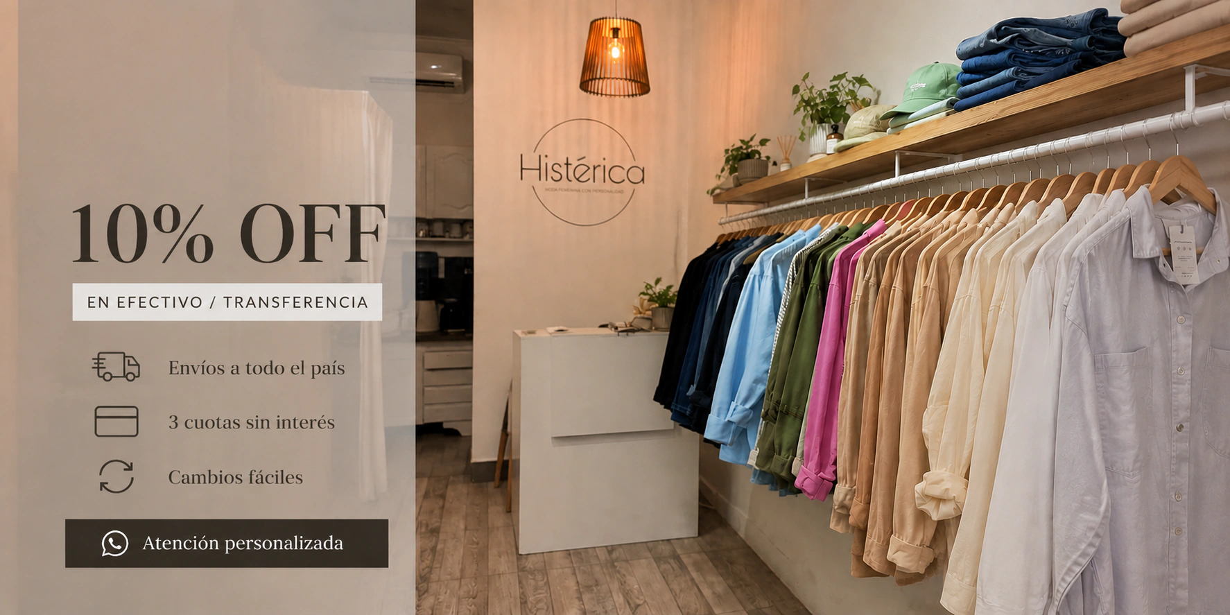 HISTERICA.FH — 10% OFF en efectivo o transferencia